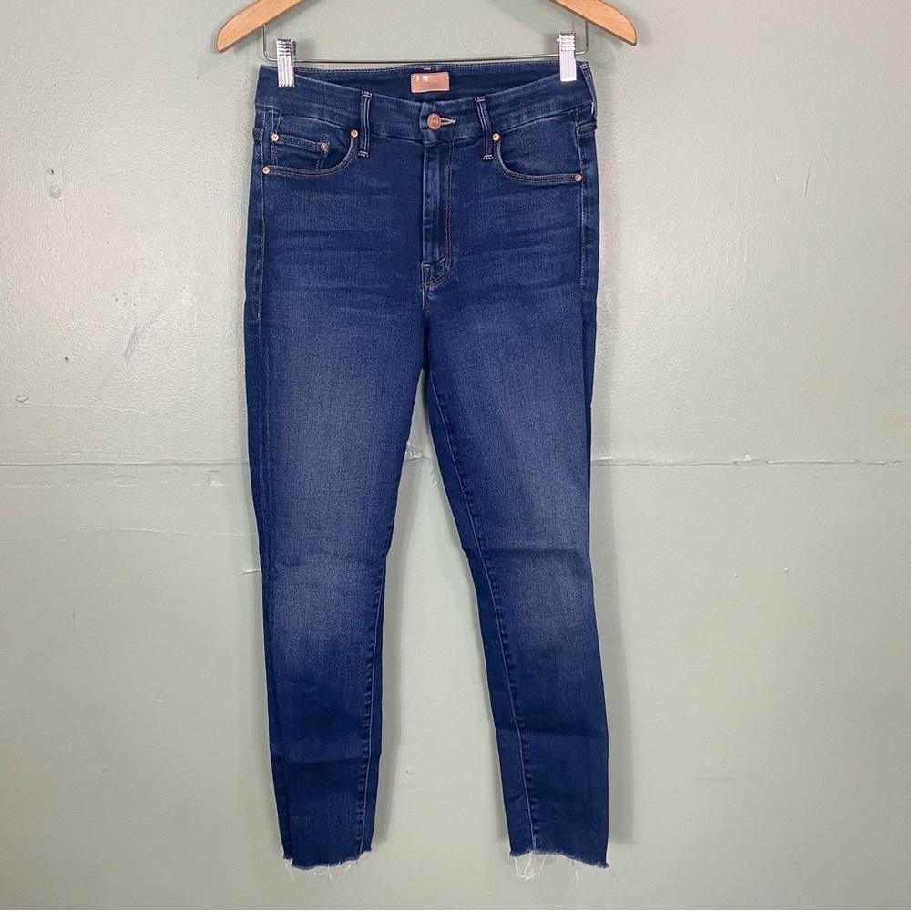 MOTHER The Looker Ankle‎ Fray Yakkity Yak Blue Jeans Size 27